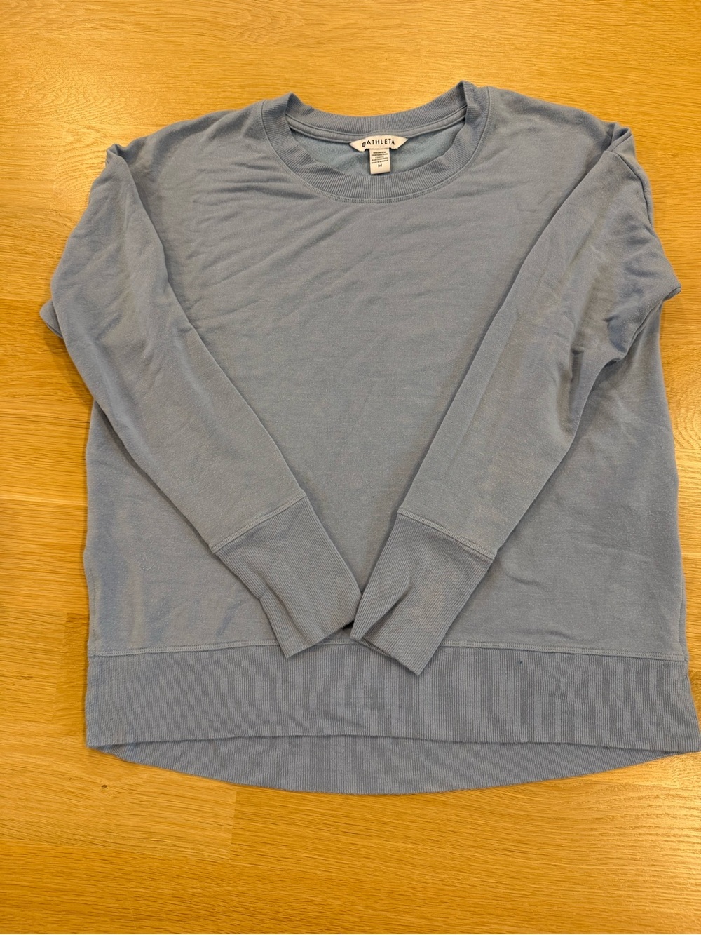 Athleta Women's Soft Dusty Blue Crew Sweatshirt
